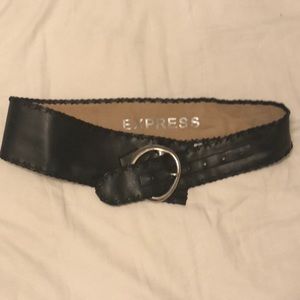 3” wide express black belt